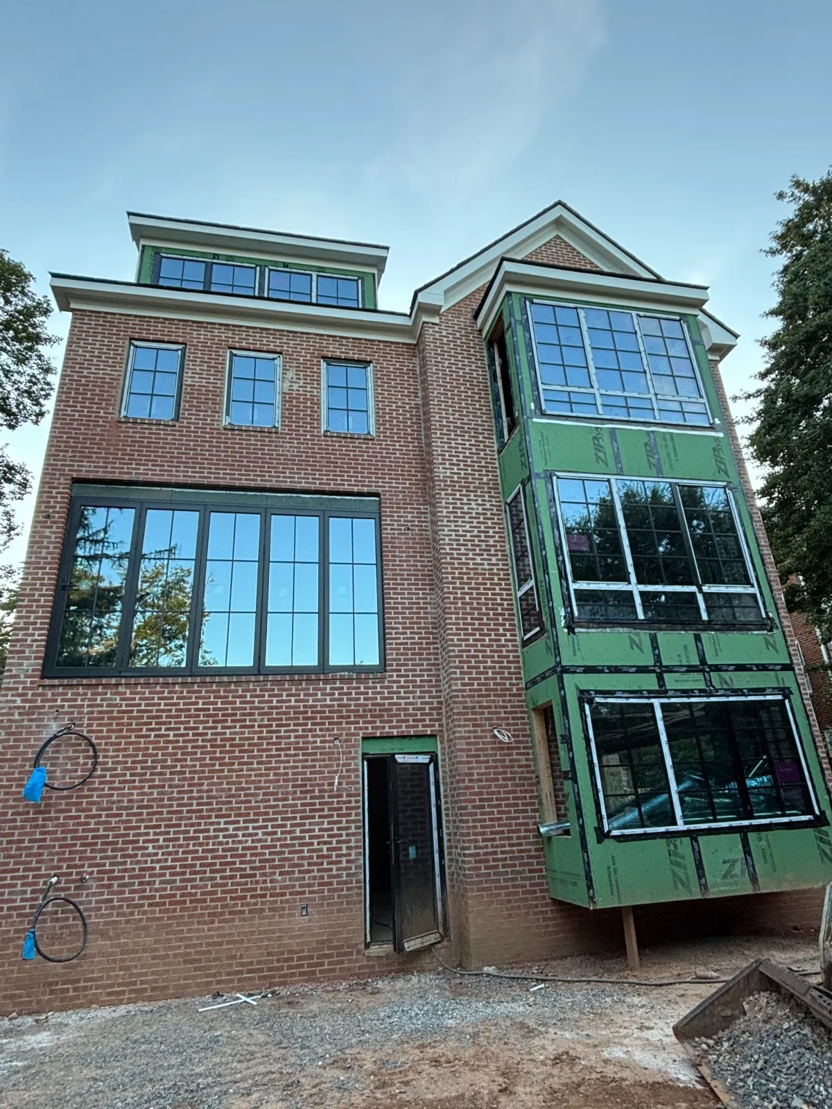 Contemporary home with European-style tilt-and-turn windows